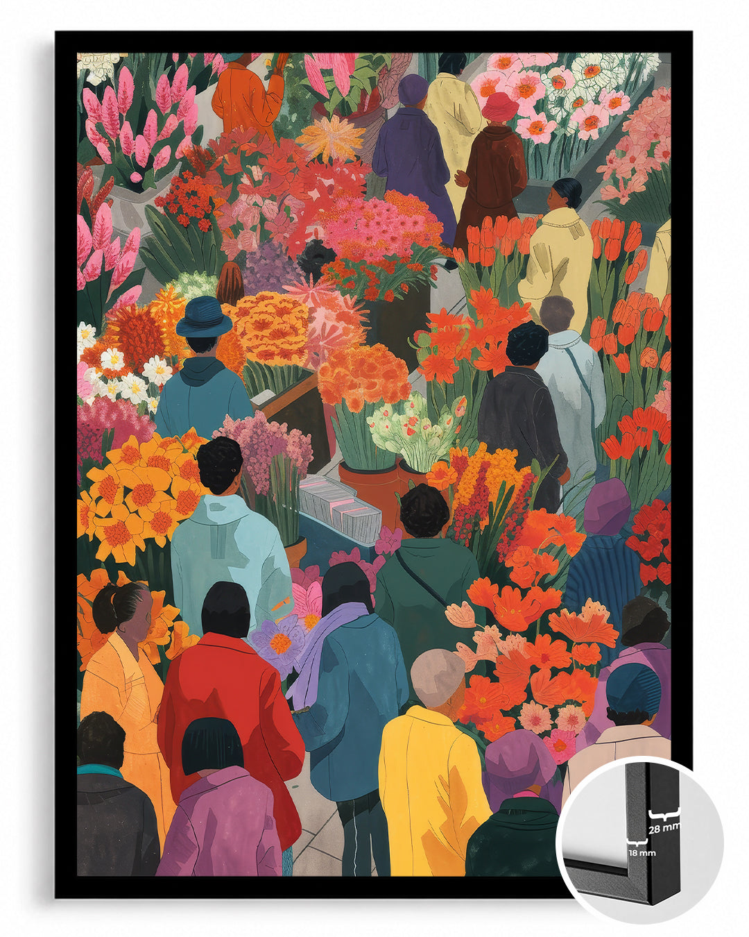 Red Lily Poster Tablosu