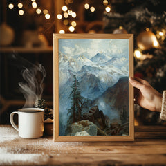 Red Ornament Tree Poster Tablosu