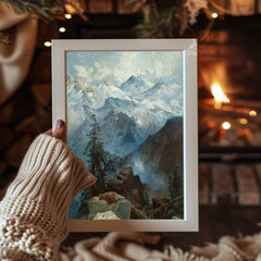 Red Ornament Tree Poster Tablosu