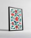 Red Peony Poster Tablosu