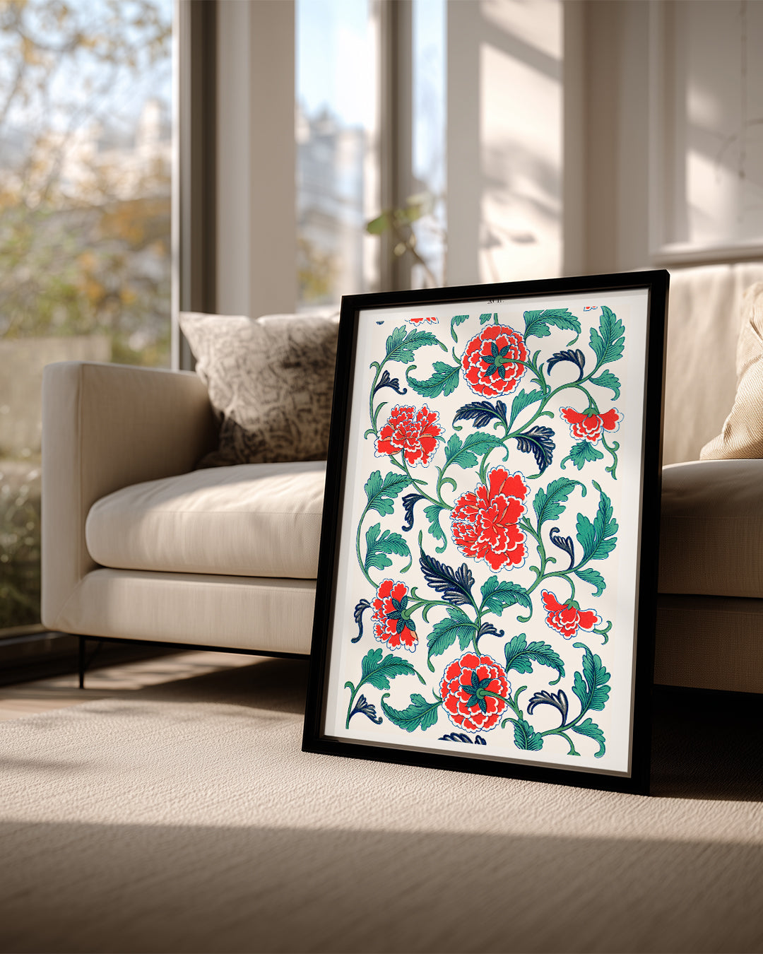 Red Peony Poster Tablosu
