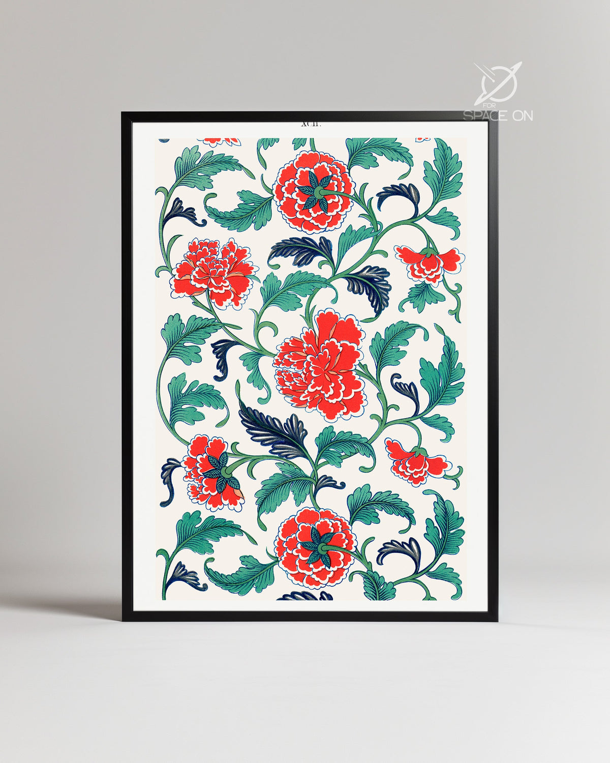 Red Peony Poster Tablosu