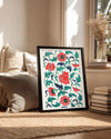 Red Peony Poster Tablosu