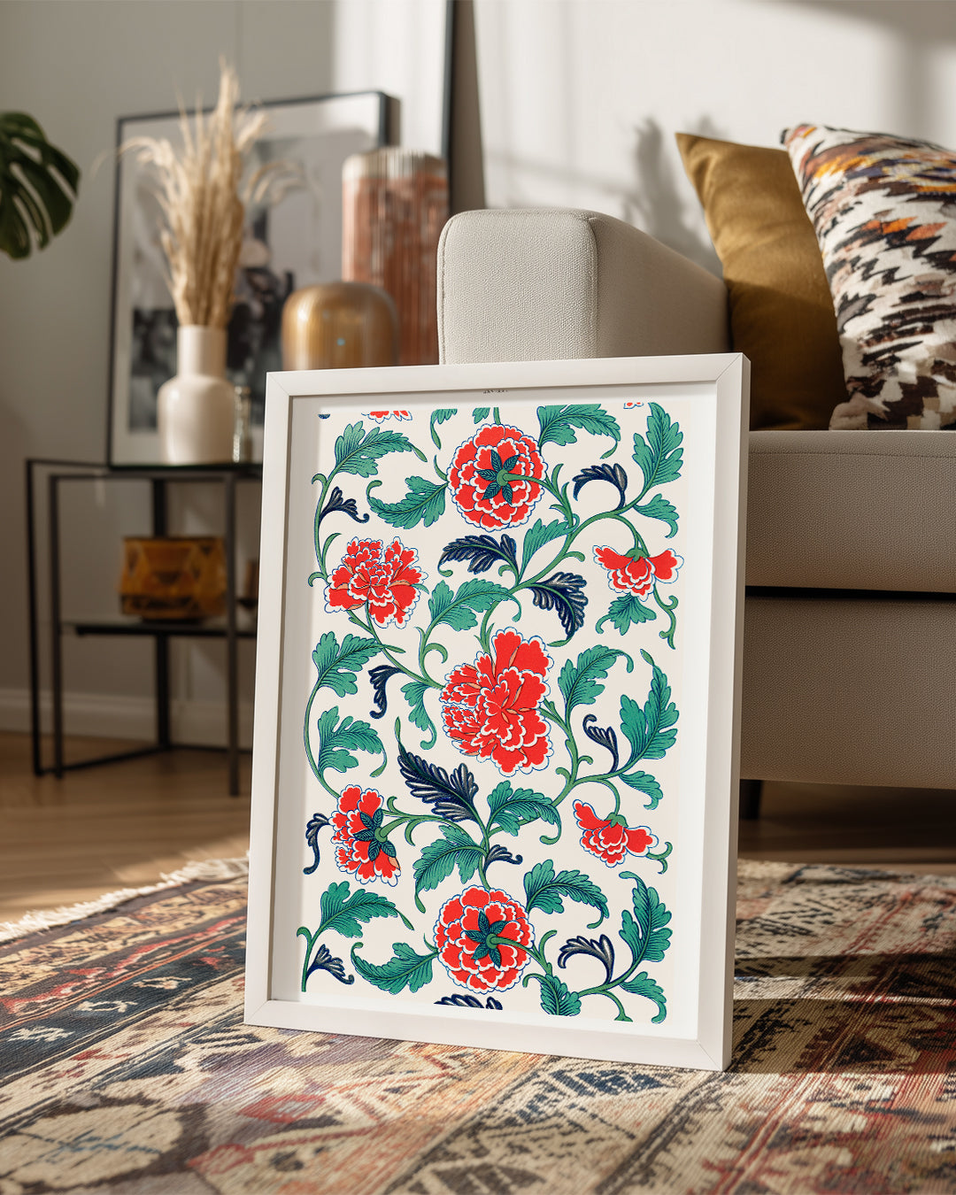 Red Peony Poster Tablosu