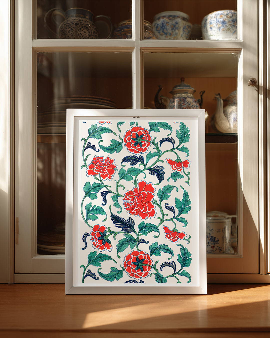 Red Peony Poster Tablosu