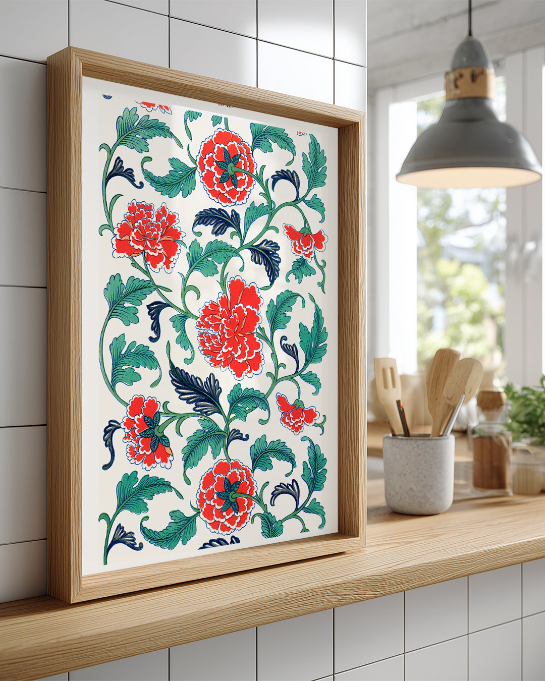 Red Peony Poster Tablosu