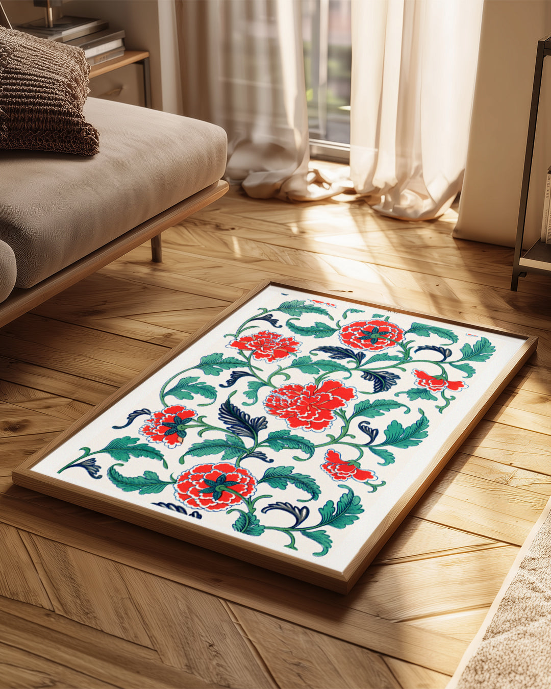 Red Peony Poster Tablosu