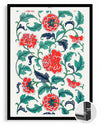 Red Peony Poster Tablosu