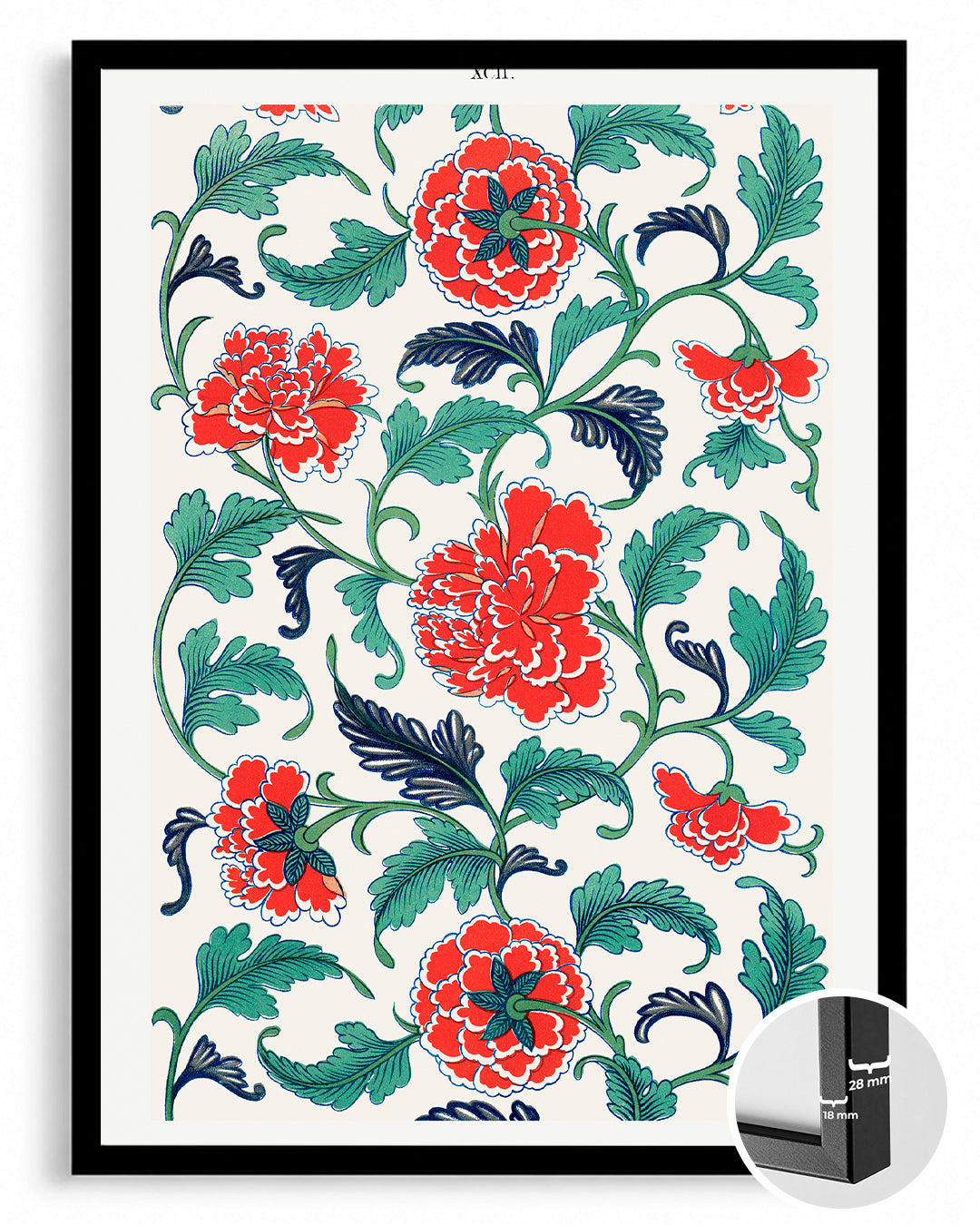 Red Peony Poster Tablosu