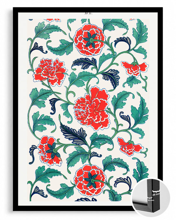 Red Peony Poster Tablosu