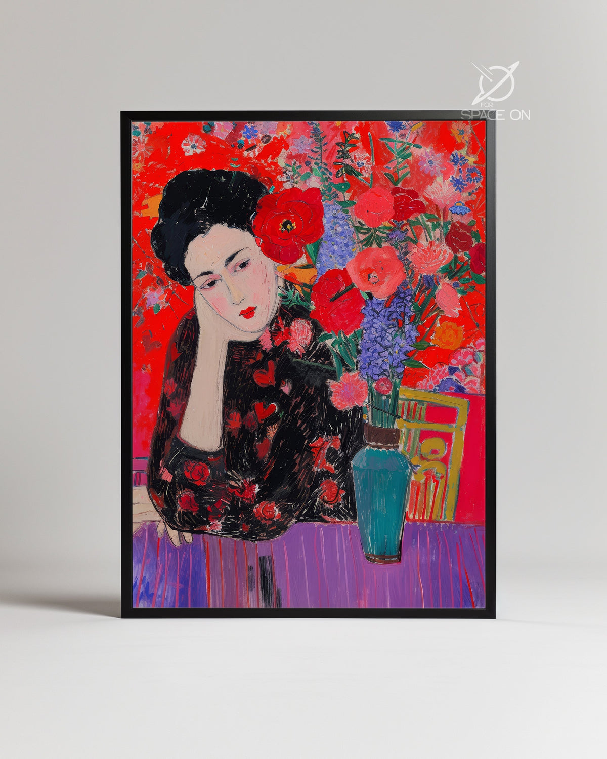 Red Poppy Poster Tablosu