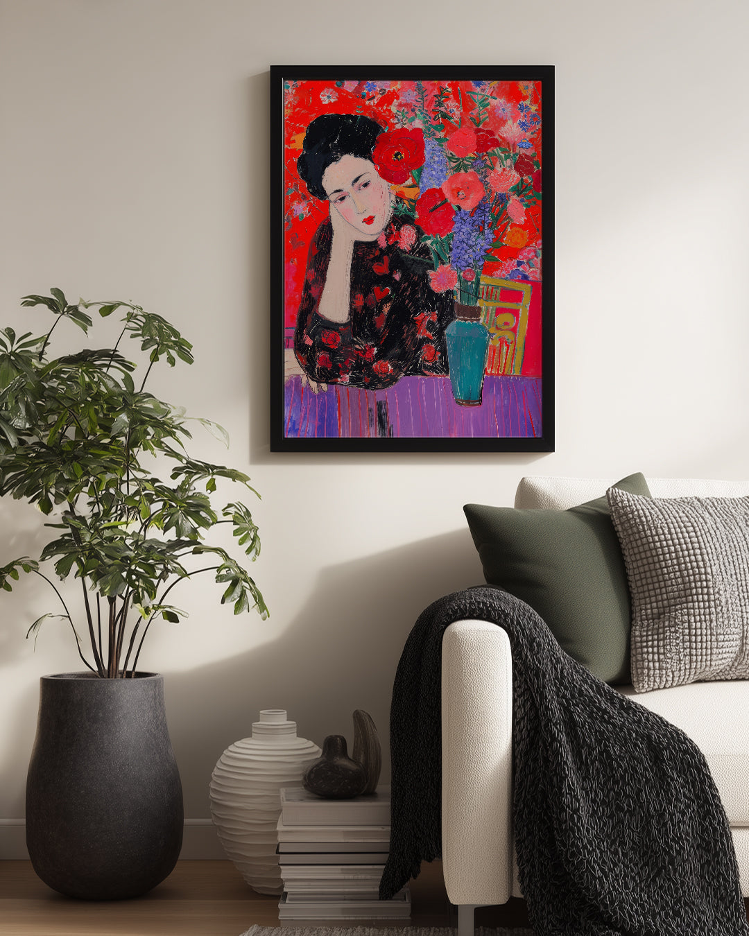 Red Poppy Poster Tablosu