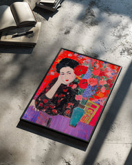 Red Poppy Poster Tablosu