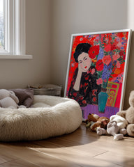 Red Poppy Poster Tablosu