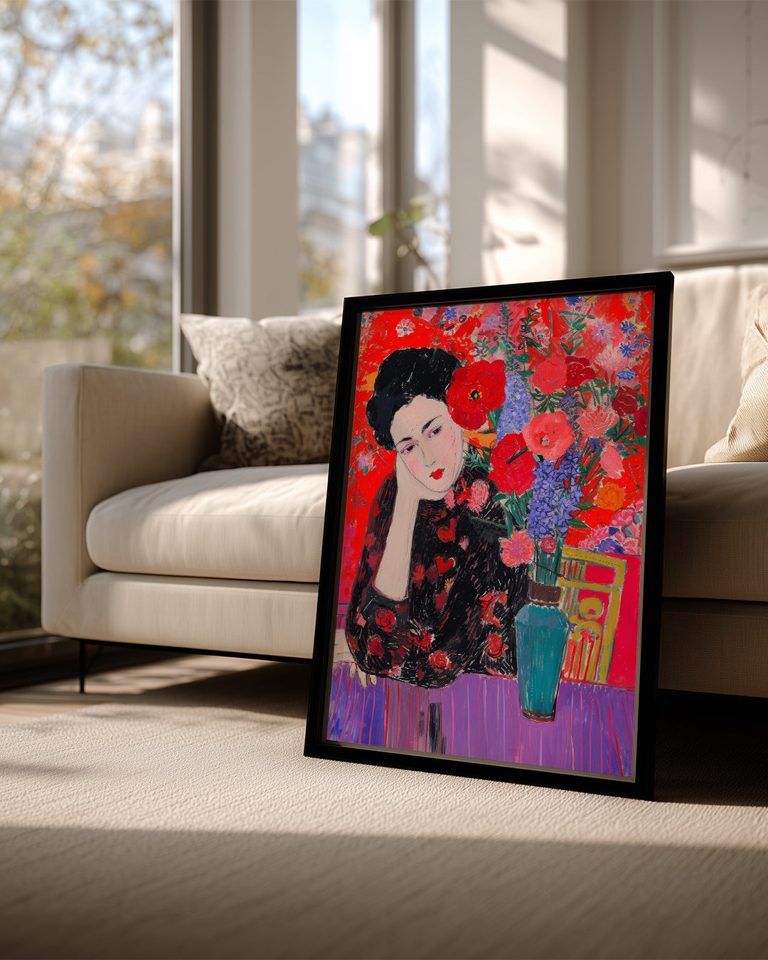 Red Poppy Poster Tablosu
