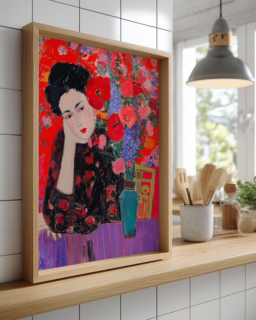 Red Poppy Poster Tablosu