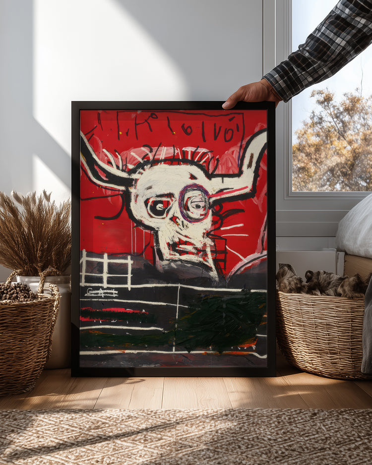 Red Skull Poster Tablosu