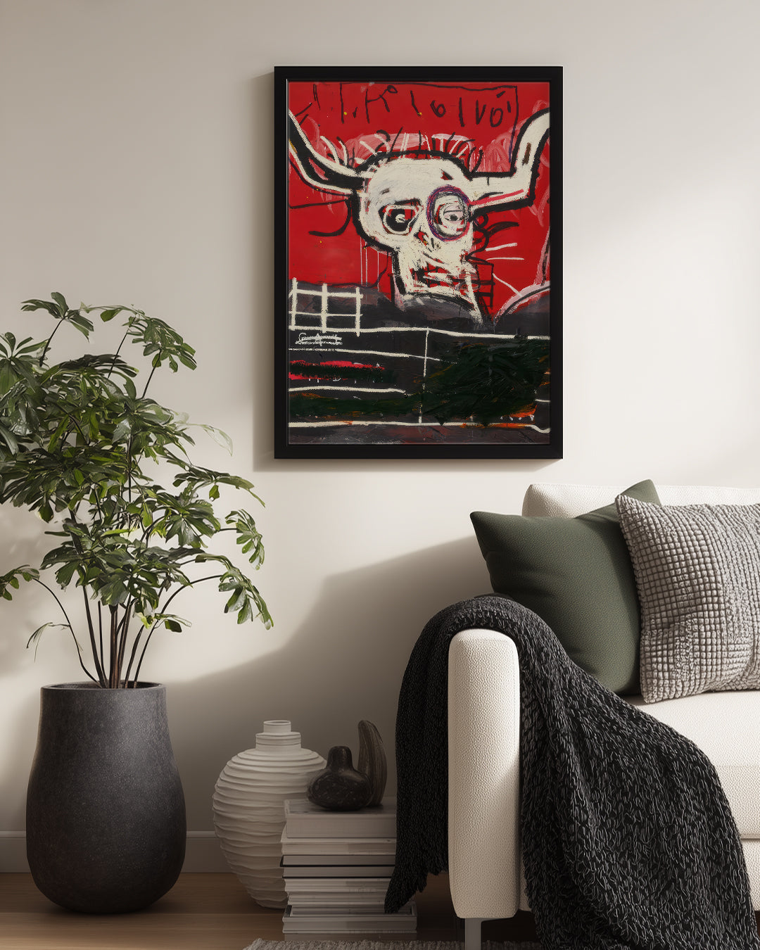 Red Skull Poster Tablosu