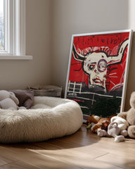 Red Skull Poster Tablosu