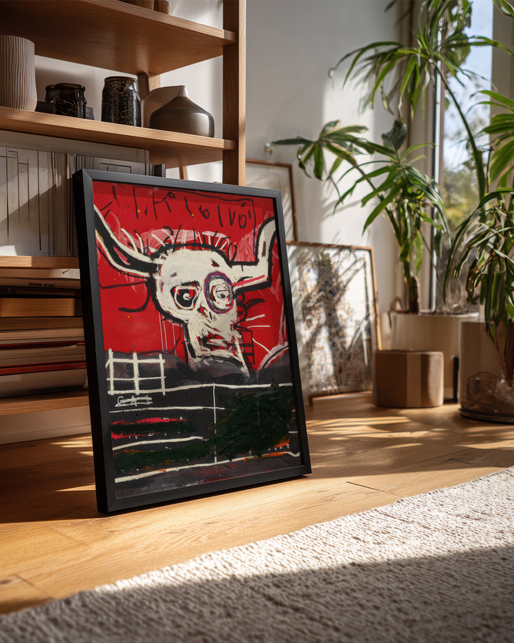 Red Skull Poster Tablosu