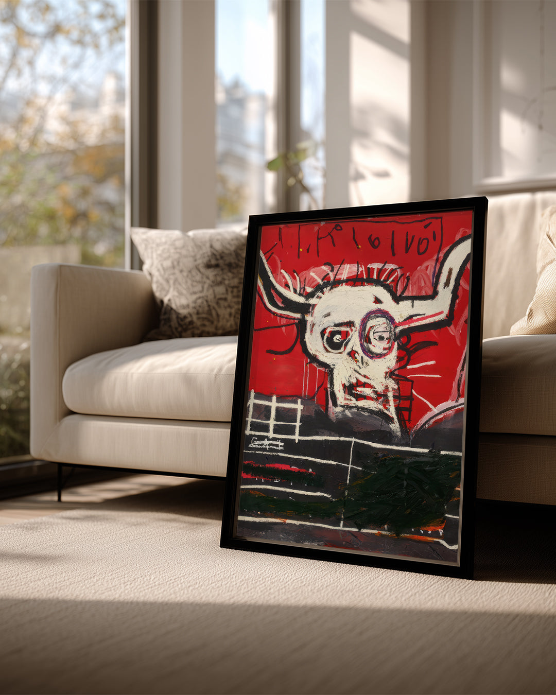 Red Skull Poster Tablosu