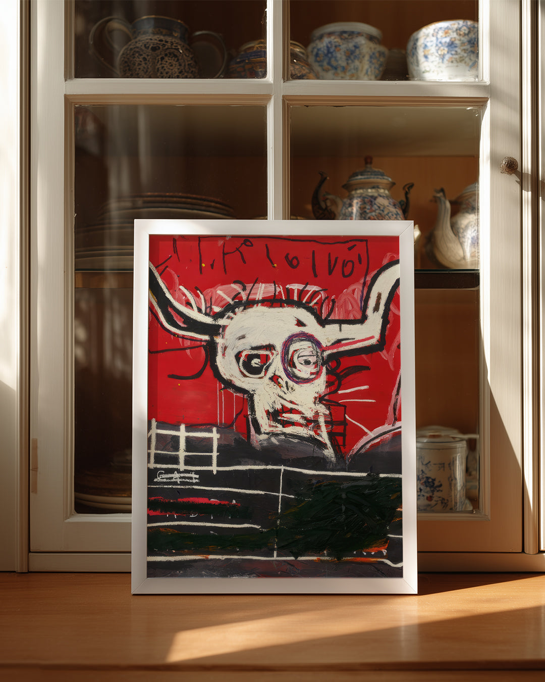 Red Skull Poster Tablosu