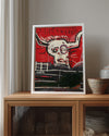 Red Skull Poster Tablosu