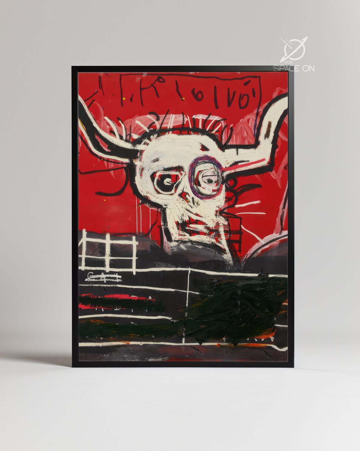 Red Skull Poster Tablosu