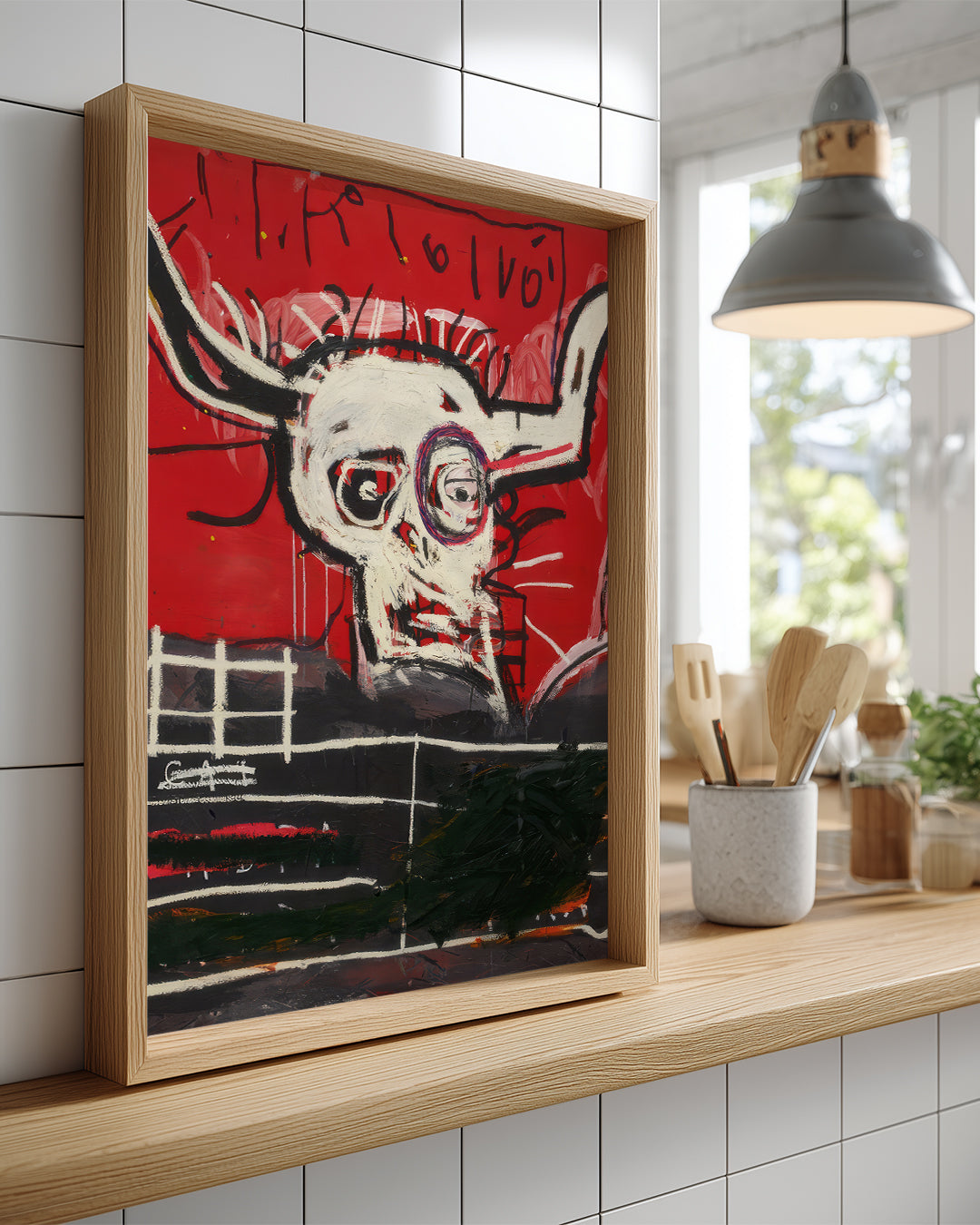 Red Skull Poster Tablosu