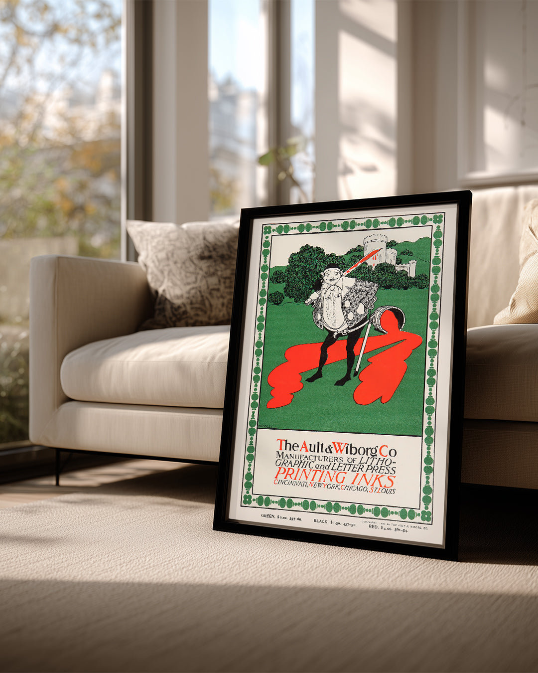 Red Spill Poster Tablosu