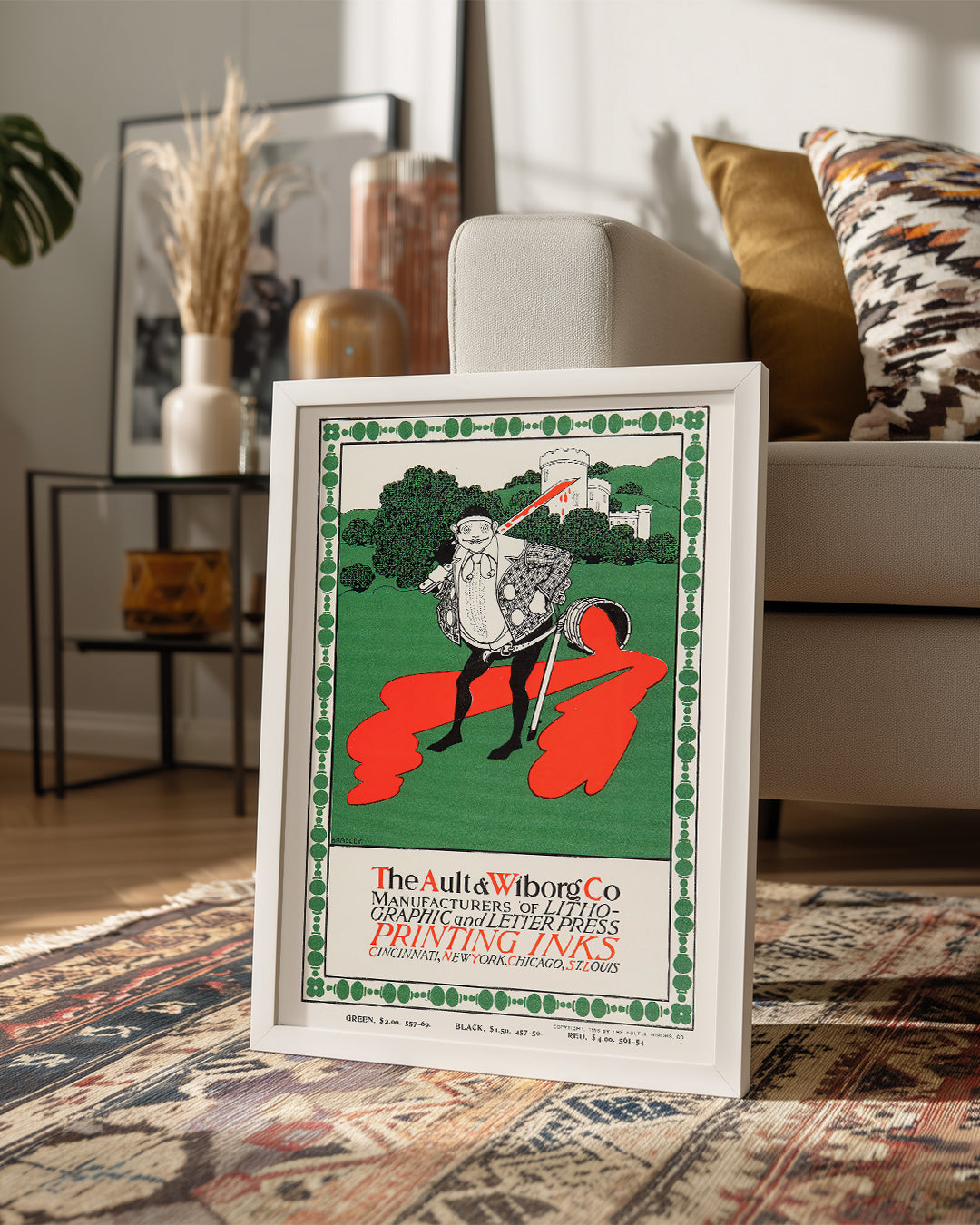 Red Spill Poster Tablosu
