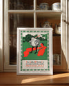 Red Spill Poster Tablosu