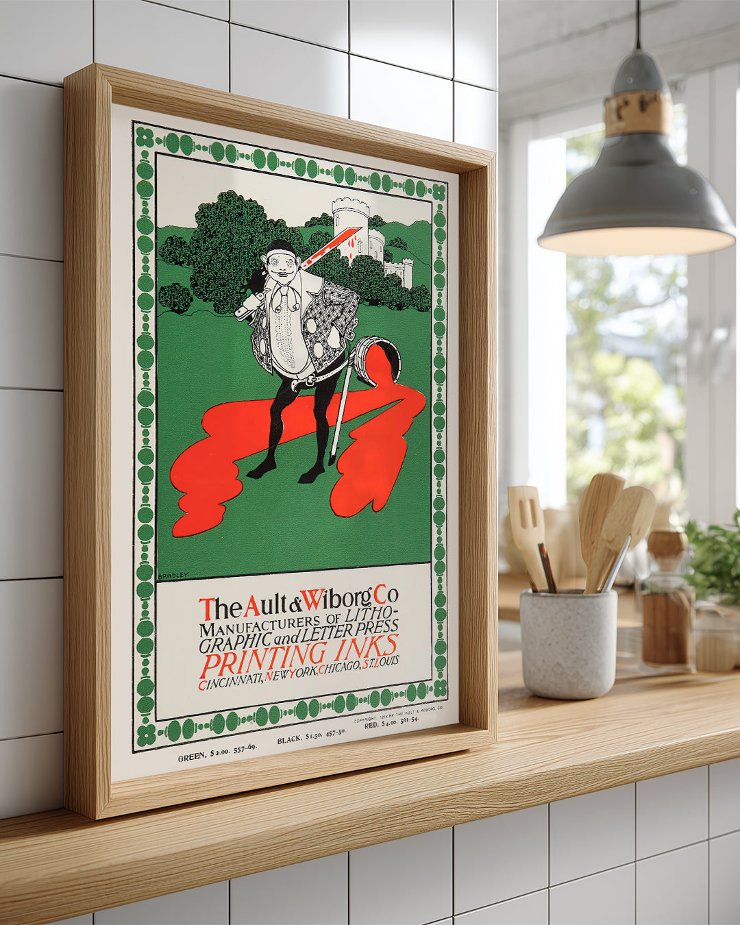Red Spill Poster Tablosu