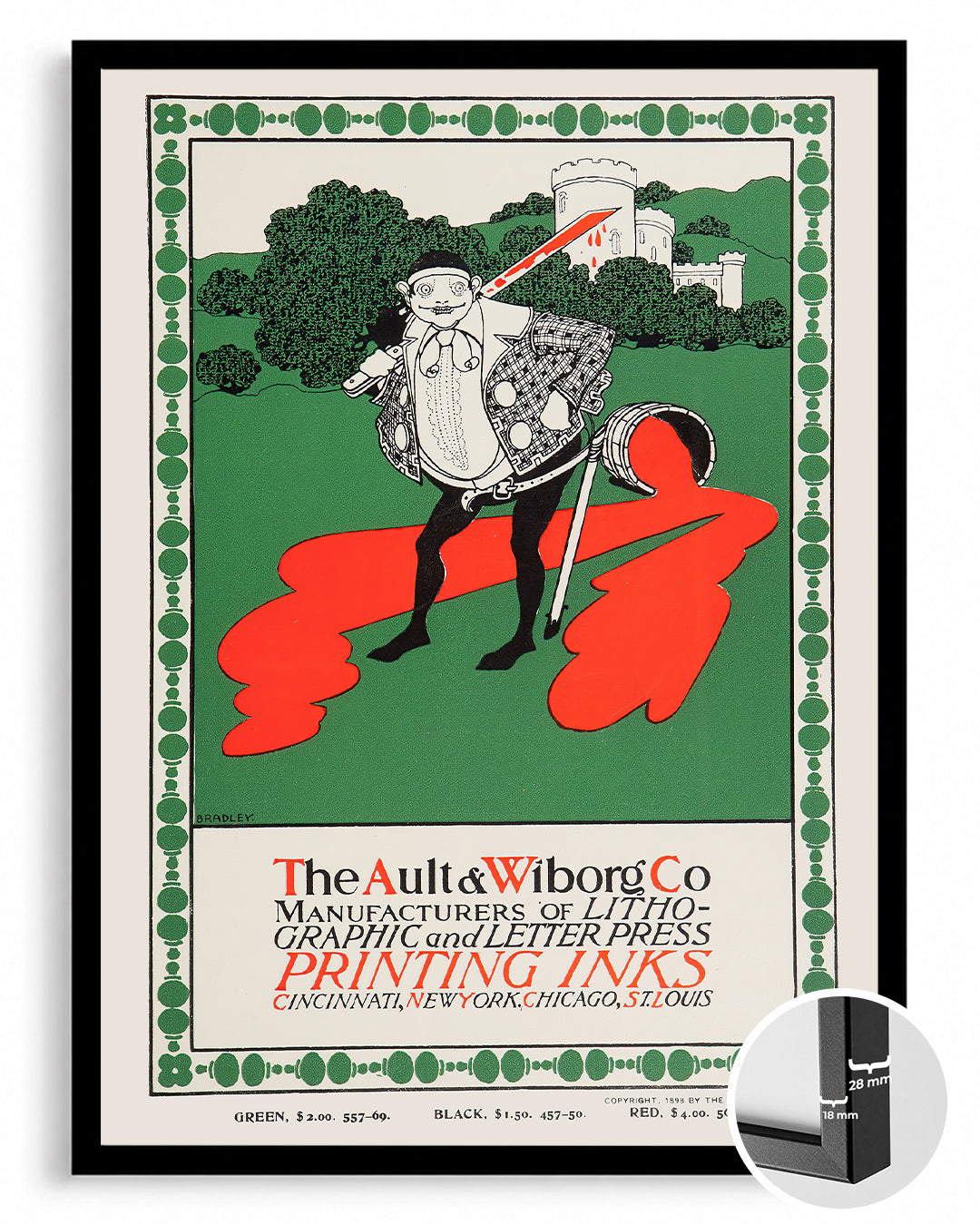 Red Spill Poster Tablosu