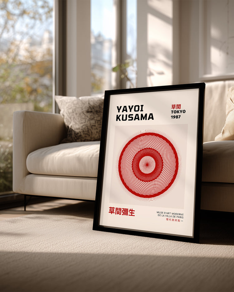 Red Spiral Poster Tablosu