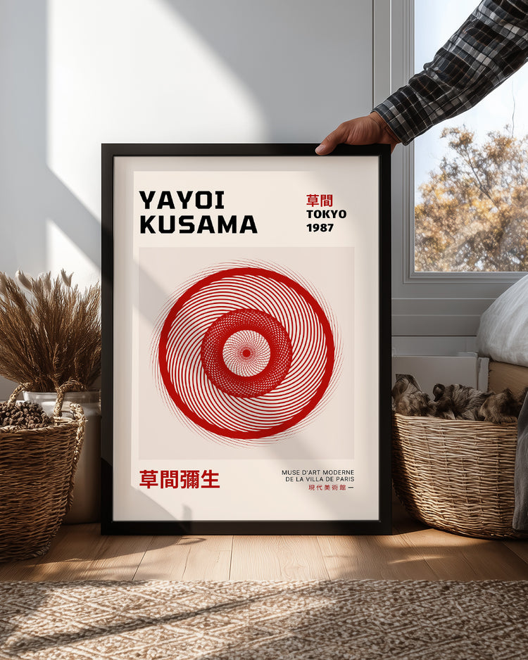 Red Spiral Poster Tablosu