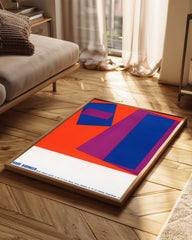 Red Square Poster Tablosu