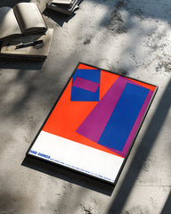 Red Square Poster Tablosu