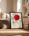 Red Sun Poster Tablosu