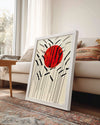 Red Sun Poster Tablosu