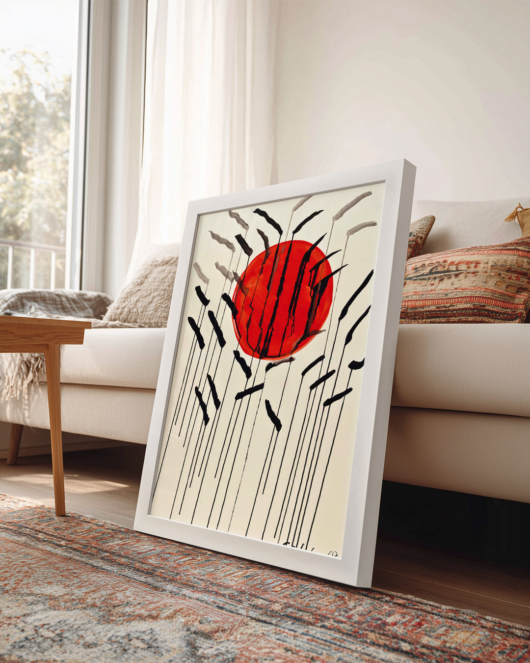 Red Sun Poster Tablosu