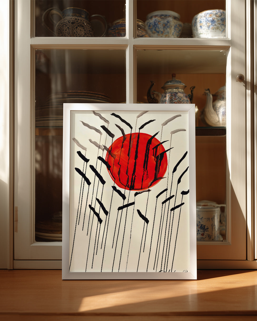 Red Sun Poster Tablosu