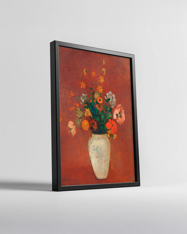 Red Vase Poster Tablosu