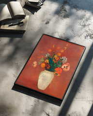 Red Vase Poster Tablosu