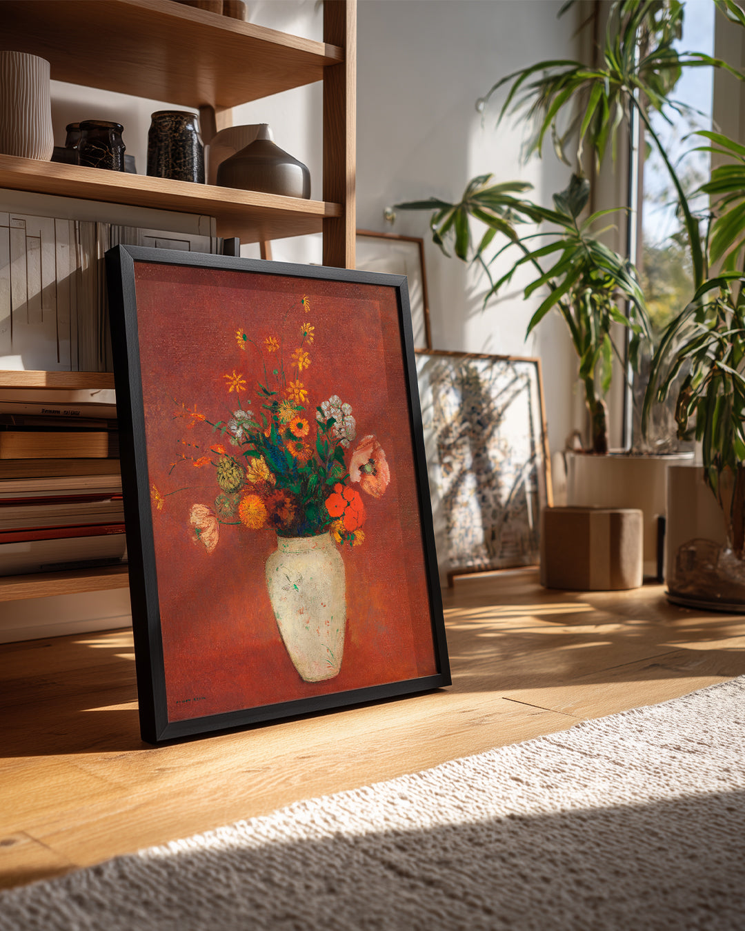 Red Vase Poster Tablosu