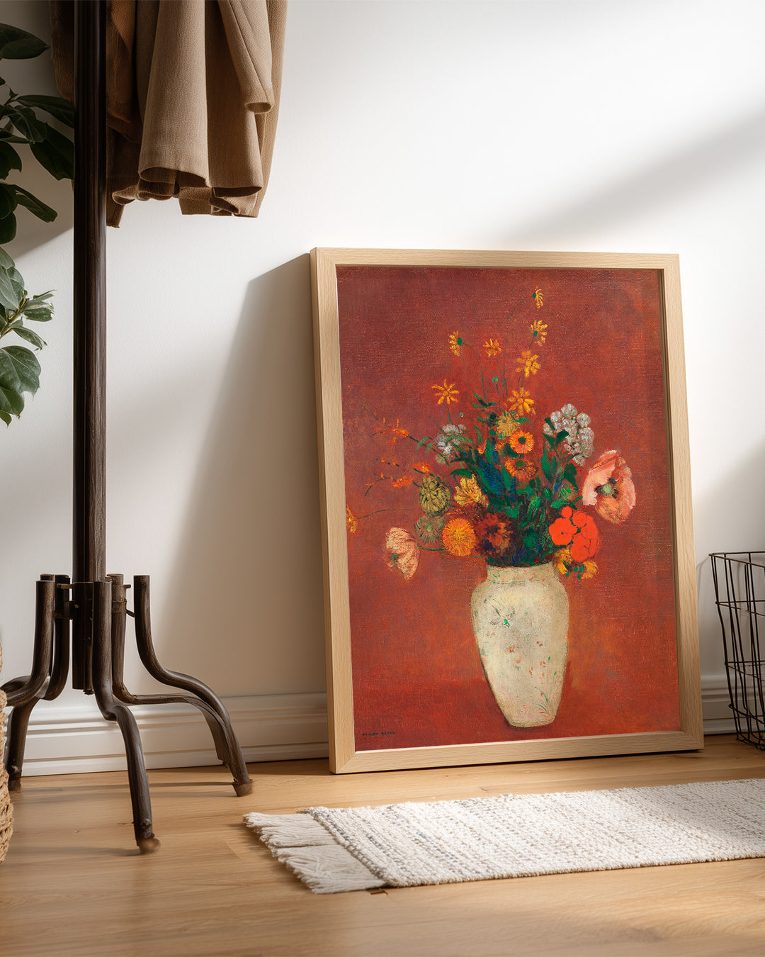 Red Vase Poster Tablosu