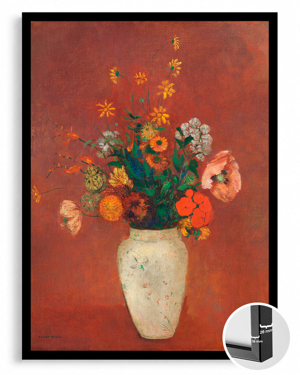 Red Vase Poster Tablosu