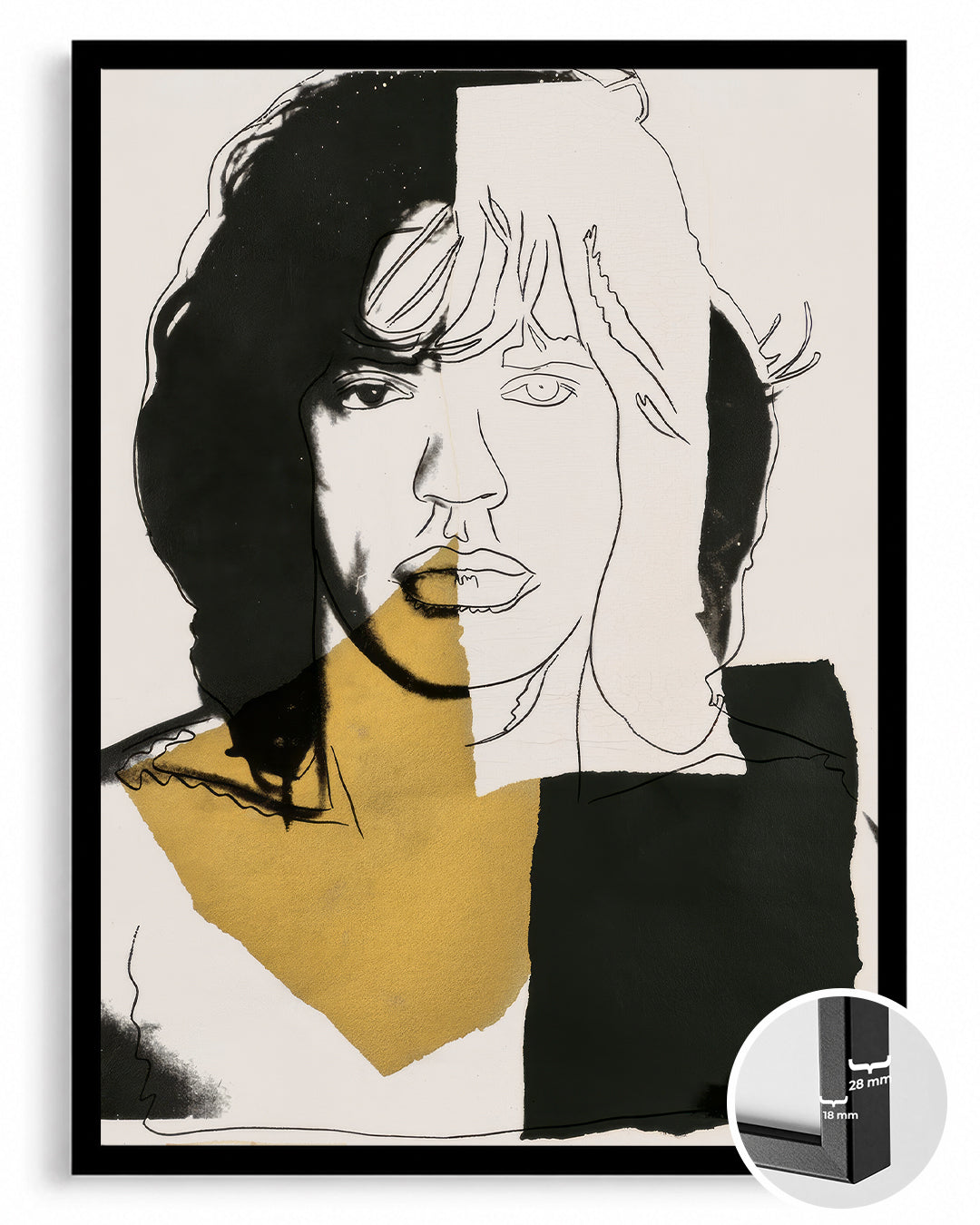 Red Warhol Poster Tablosu