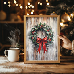 Reindeer Family Portrait Poster Tablosu