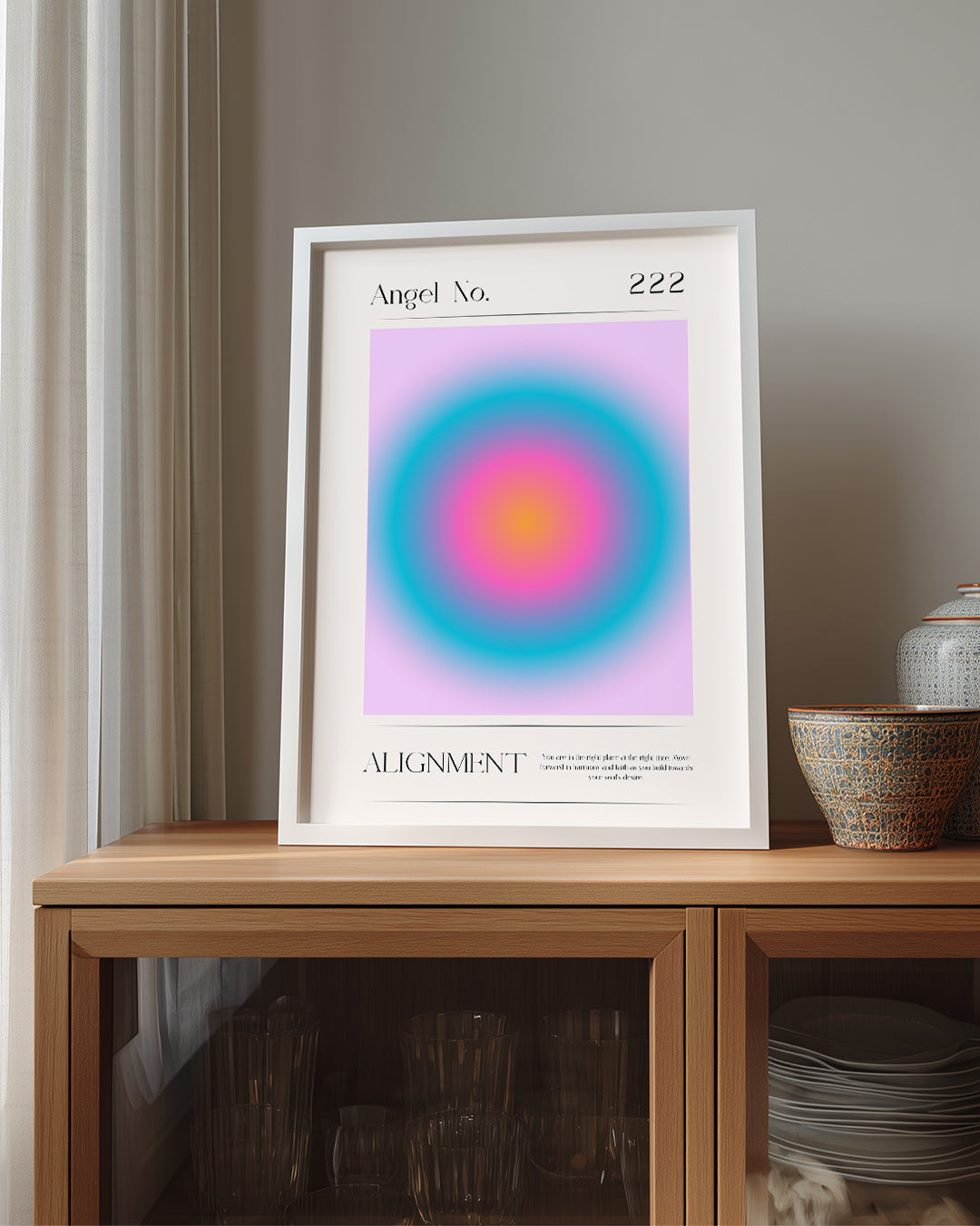 Renk Geçişleri - Minimalist Poster Tablosu